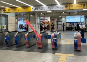 小田急線登戸駅改札からのアクセス方法１