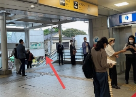 小田急線登戸駅改札からのアクセス方法２